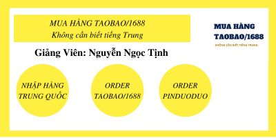 Đặt hàng Taobao, Tmall không cần biết tiếng Trung (16 Bài)