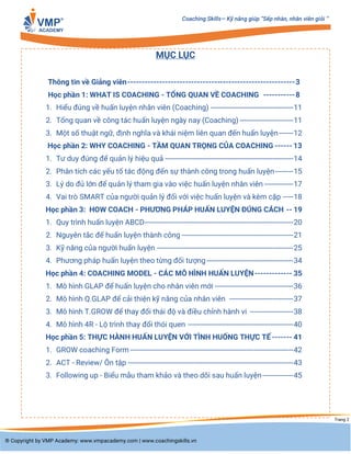 Khoá AM Coaching (20 Phần)
